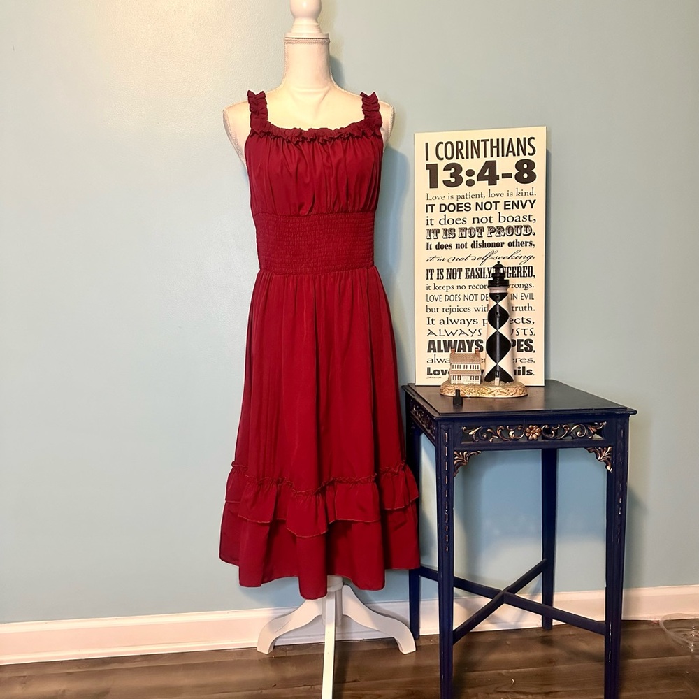 Scarlet Darkness Medieval Dress